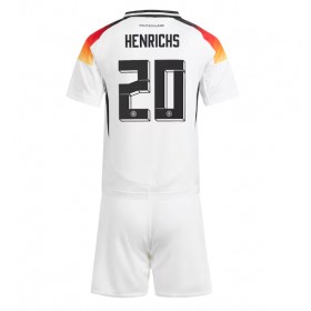 Deutschland Benjamin Henrichs #20 Heimtrikot EM 2024 Kurzarm (+ kurze hosen)